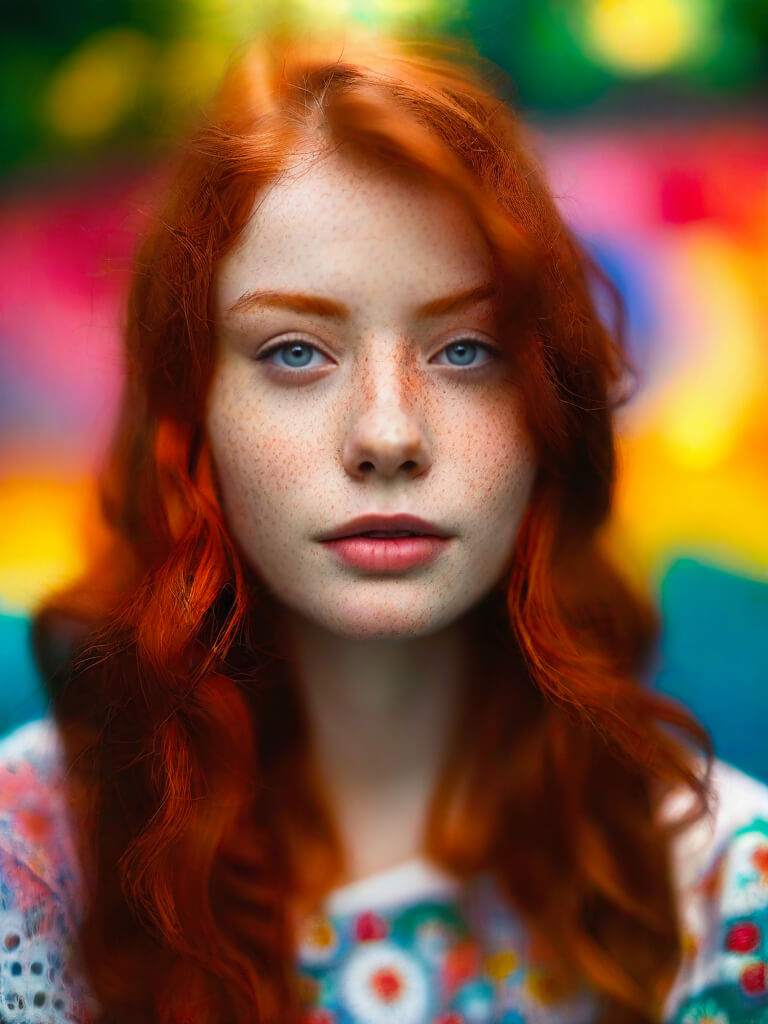 Women with open eyes